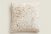 Fur Cushion Cover (Ivory)